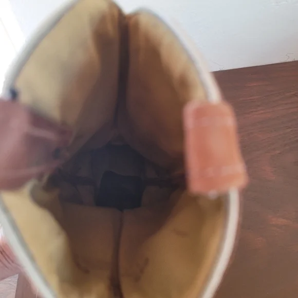 ACME Two-Tone Brown Tan Western Heeled Boots - Picture 7 of 8